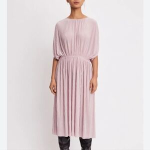 Filippa K black "Wave Plisse" maxi dress Sz XL